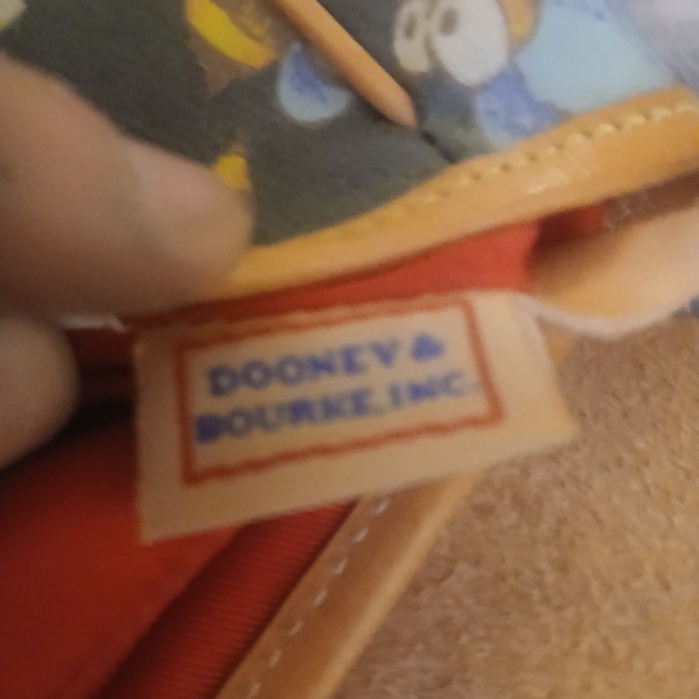 Dooney & Bourke Multicolor Bee Print Backpack - Picture 8 of 9
